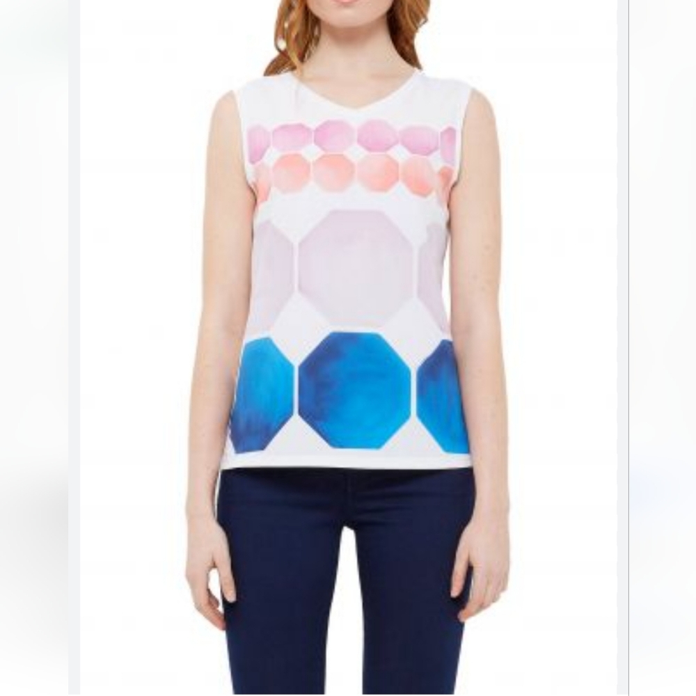 Ted Baker London Canndy Marina Mosaic Vest Top - Picture 8 of 8